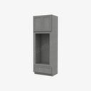 TG-OM3396B Tall Double Oven / Oven Microwave Cabinet | Forevermark Midtown Grey