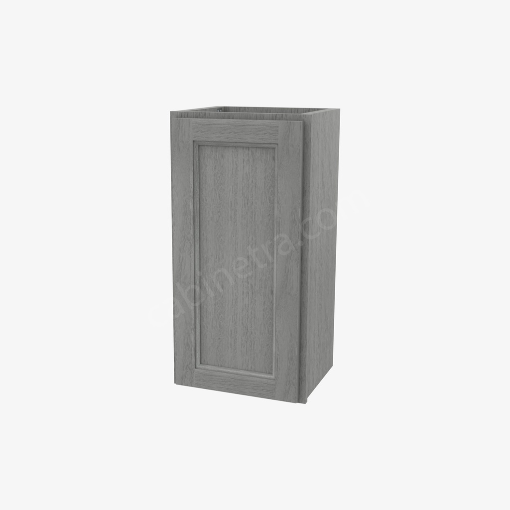 TG-W1530 Single Door Wall Cabinet | Forevermark Midtown Grey