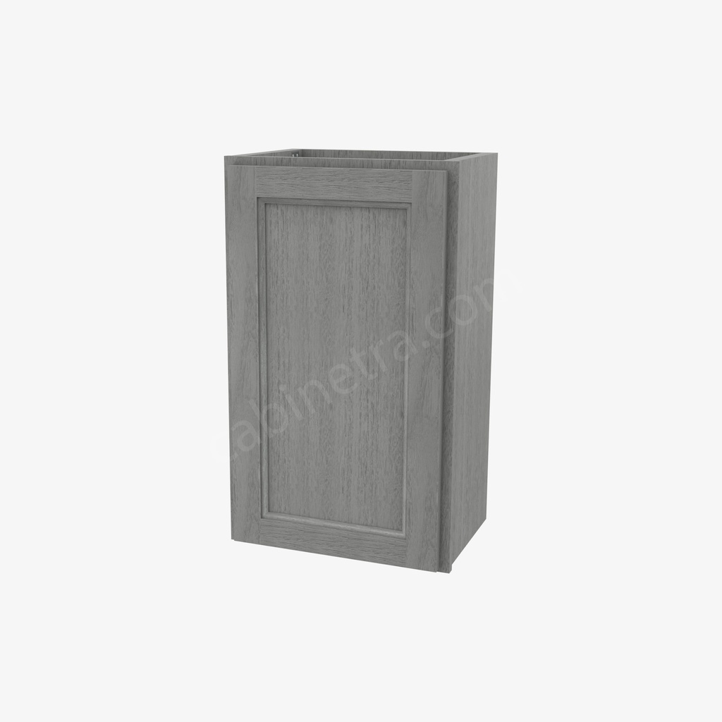 TG-W1830 Single Door Wall Cabinet | Forevermark Midtown Grey