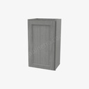 TG-W1830 Single Door Wall Cabinet | Forevermark Midtown Grey