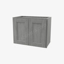 TG-W2418B Double Door Wall Cabinet | Forevermark Midtown Grey