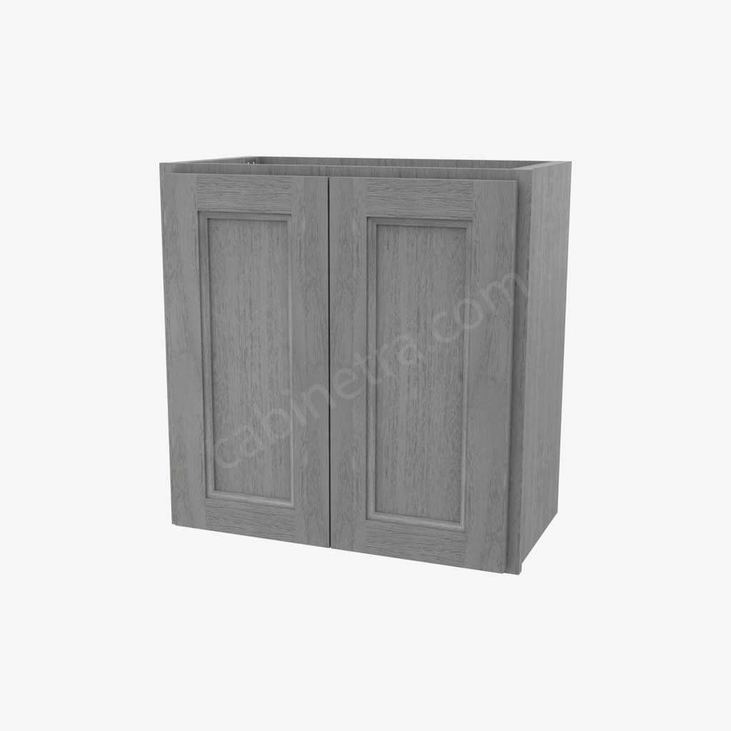 TG-W2424B Double Door Wall Cabinet | Forevermark Midtown Grey