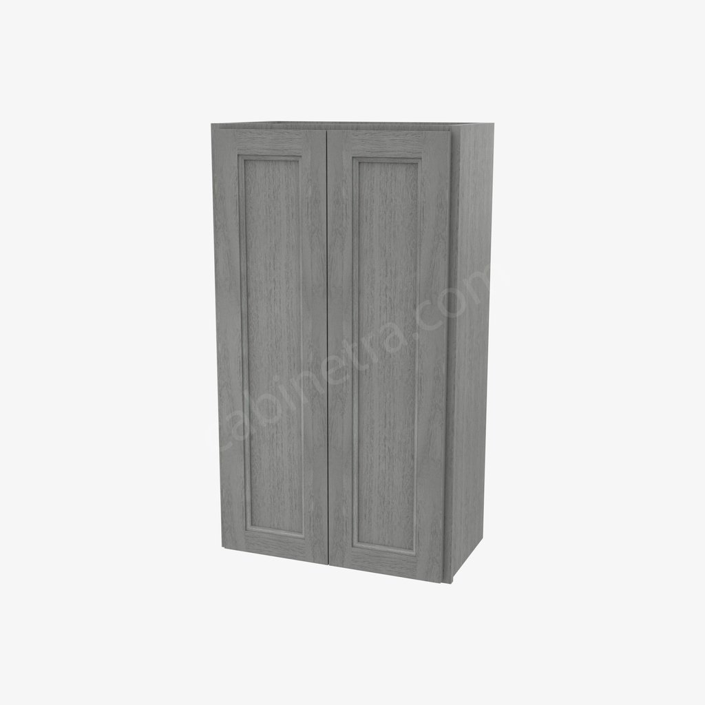 TG-W2442B Double Door Wall Cabinet | Forevermark Midtown Grey
