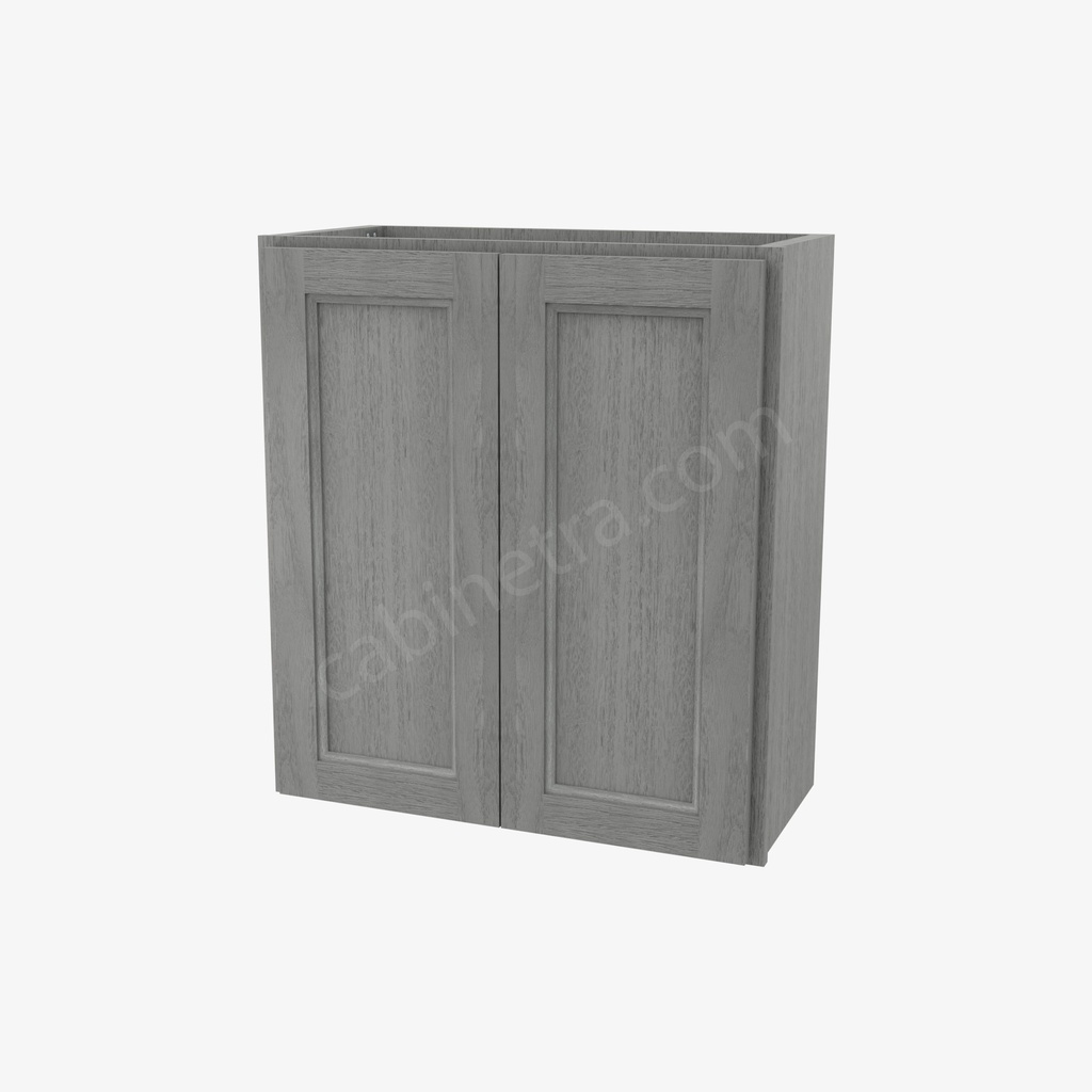 TG-W2730B Double Door Wall Cabinet | Forevermark Midtown Grey