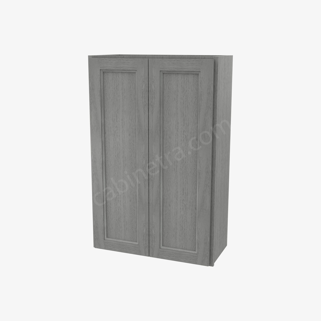 TG-W2742B Double Door Wall Cabinet | Forevermark Midtown Grey