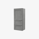 TG-W2D1848 Wall Cabinet With 2 Built-In Drawers | Forevermark Midtown Grey