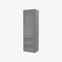 TG-W2D1860 Wall Cabinet With 2 Built-In Drawers | Forevermark Midtown Grey