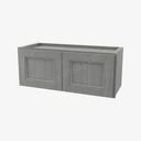 TG-W3012B Double Door Wall Cabinet | Forevermark Midtown Grey