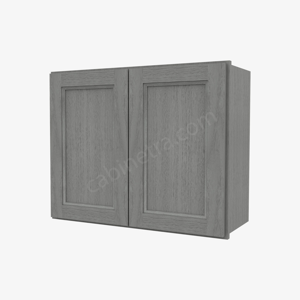 TG-W3024B Double Door Wall Cabinet | Forevermark Midtown Grey