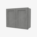 TG-W3024B Double Door Wall Cabinet | Forevermark Midtown Grey