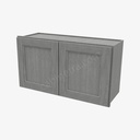 TG-W3318B Double Door Wall Cabinet | Forevermark Midtown Grey
