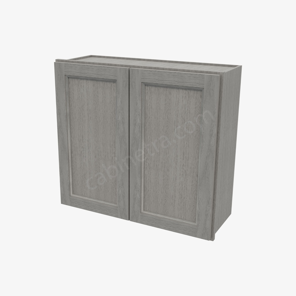 TG-W3330B Double Door Wall Cabinet | Forevermark Midtown Grey