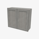 TG-W3330B Double Door Wall Cabinet | Forevermark Midtown Grey
