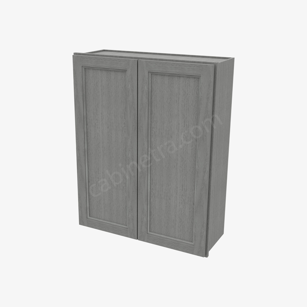 TG-W3342B Double Door Wall Cabinet | Forevermark Midtown Grey