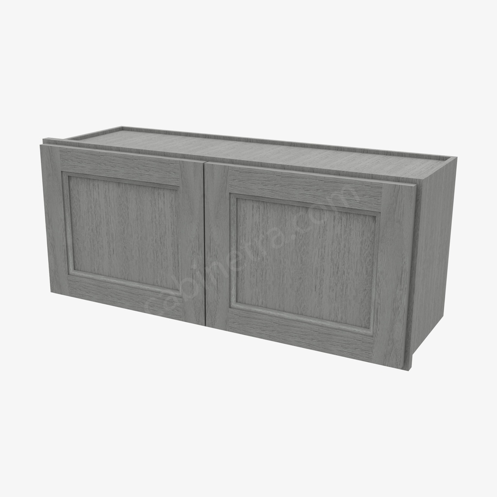 TG-W3615B Double Door Wall Cabinet | Forevermark Midtown Grey
