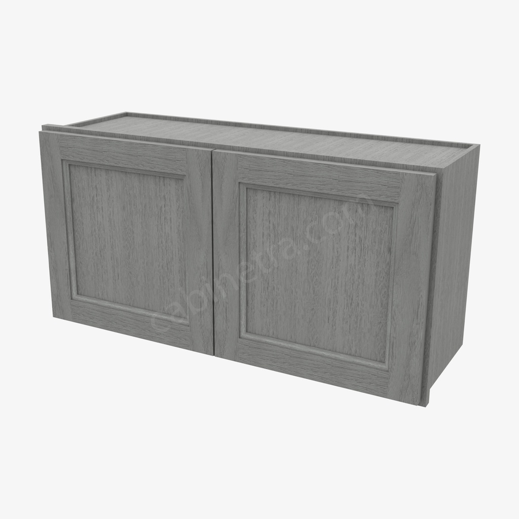 TG-W3618B Double Door Wall Cabinet | Forevermark Midtown Grey