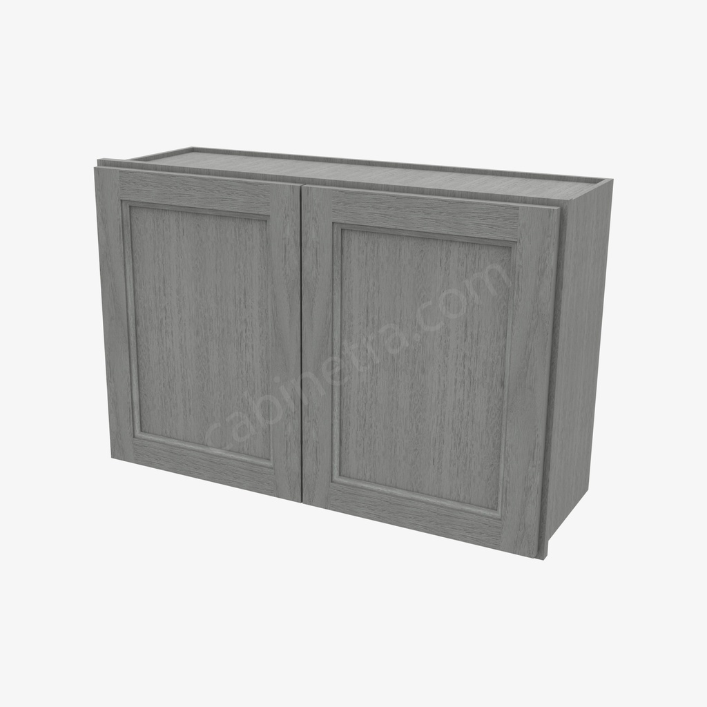 TG-W3624B Double Door Wall Cabinet | Forevermark Midtown Grey