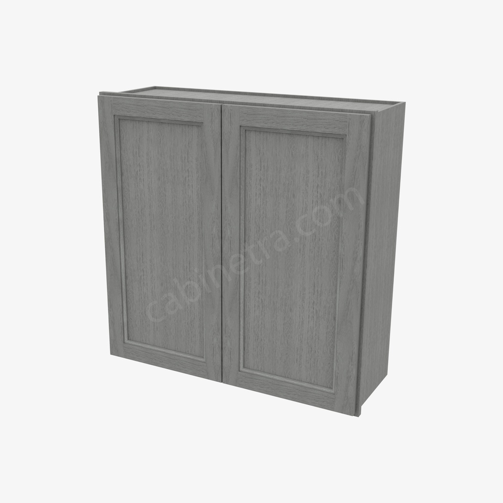 TG-W3636B Double Door Wall Cabinet | Forevermark Midtown Grey