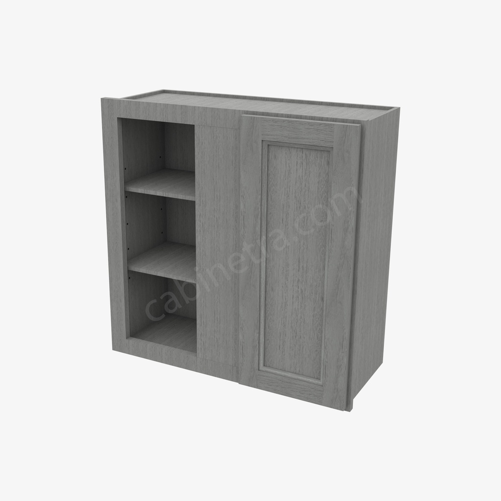 TG-WBLC30/33-3042 Wall Blind Corner Cabinet | Forevermark Midtown Grey