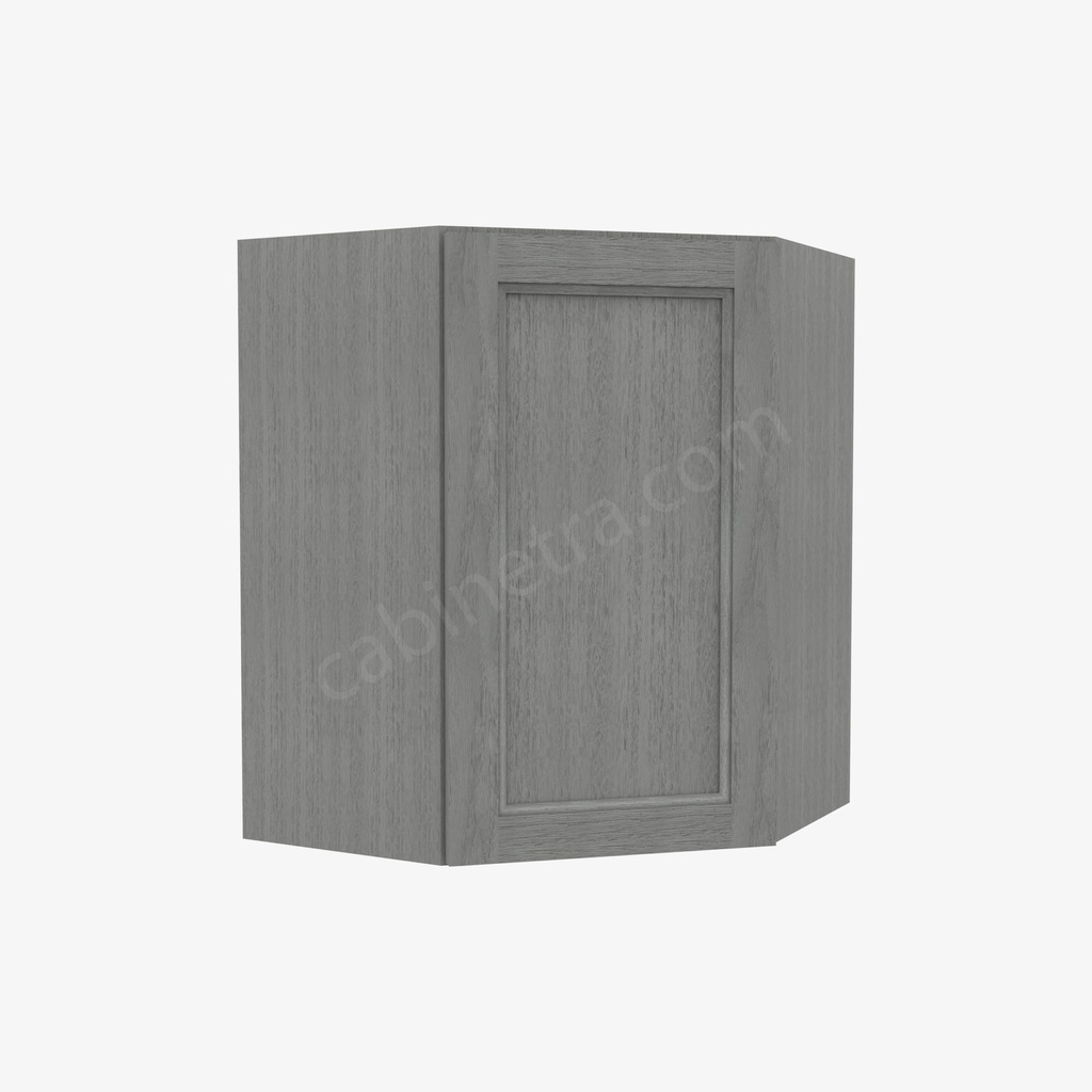 TG-WDC2430 Wall Diagonal Corner Cabinet | Forevermark Midtown Grey