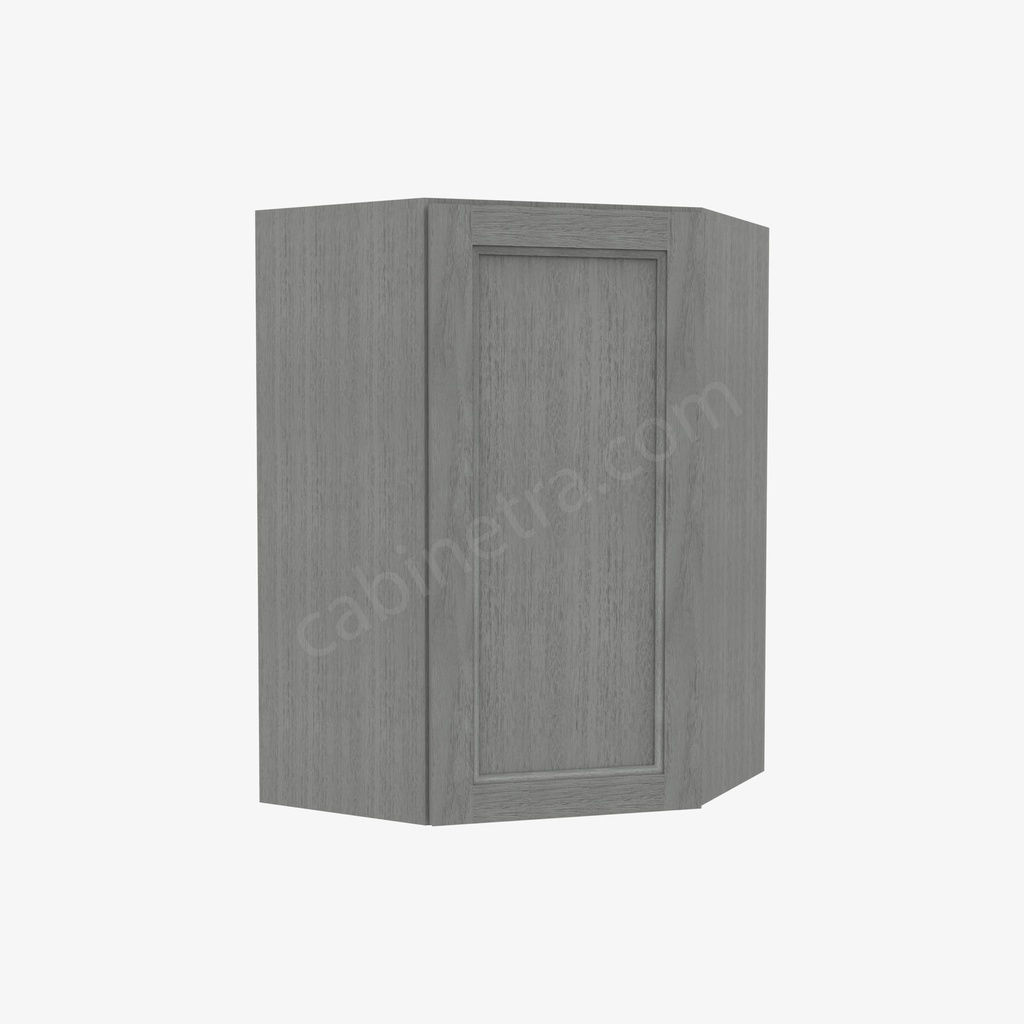 TG-WDC2436 Wall Diagonal Corner Cabinet | Forevermark Midtown Grey