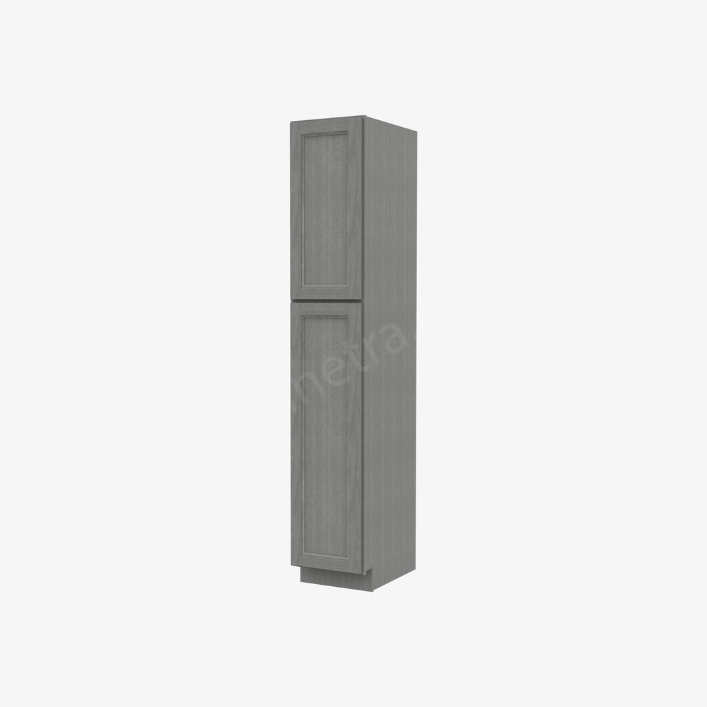 TG-WP1590 Tall Wall Pantry Cabinet | Forevermark Midtown Grey