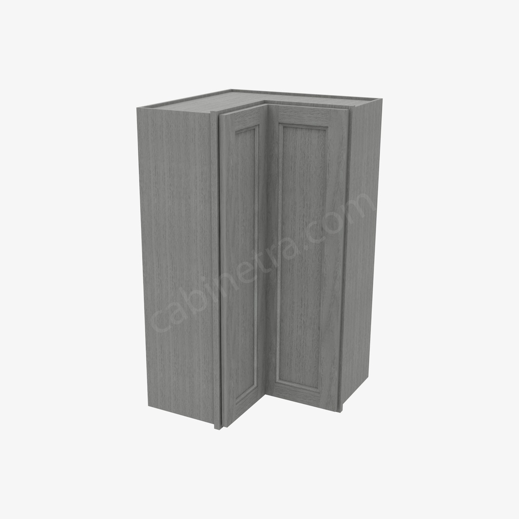 TG-WSQ2442 Easy Reach Wall Corner Cabinet | Forevermark Midtown Grey
