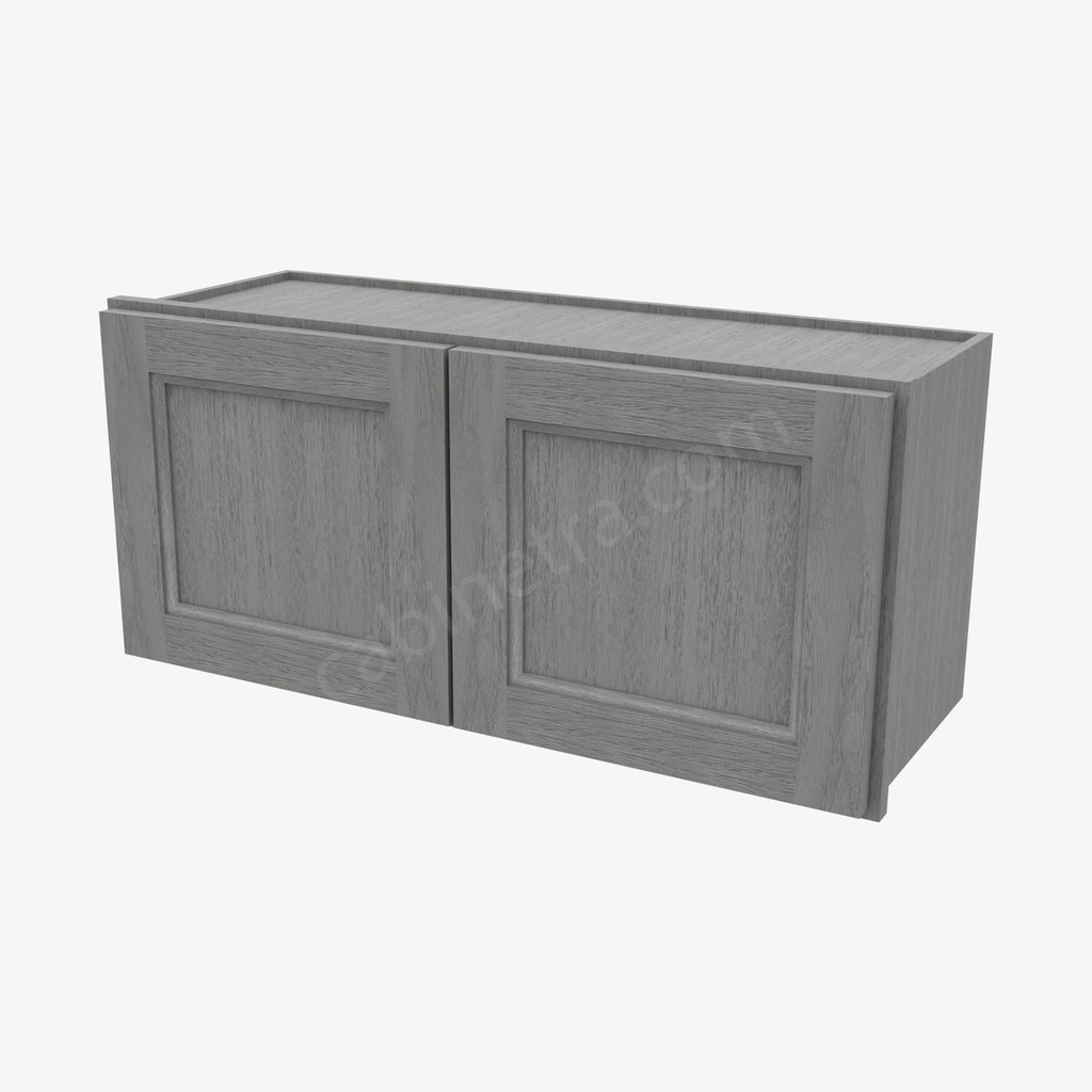TG-W3315B Double Door Wall Cabinet | Forevermark Midtown Grey