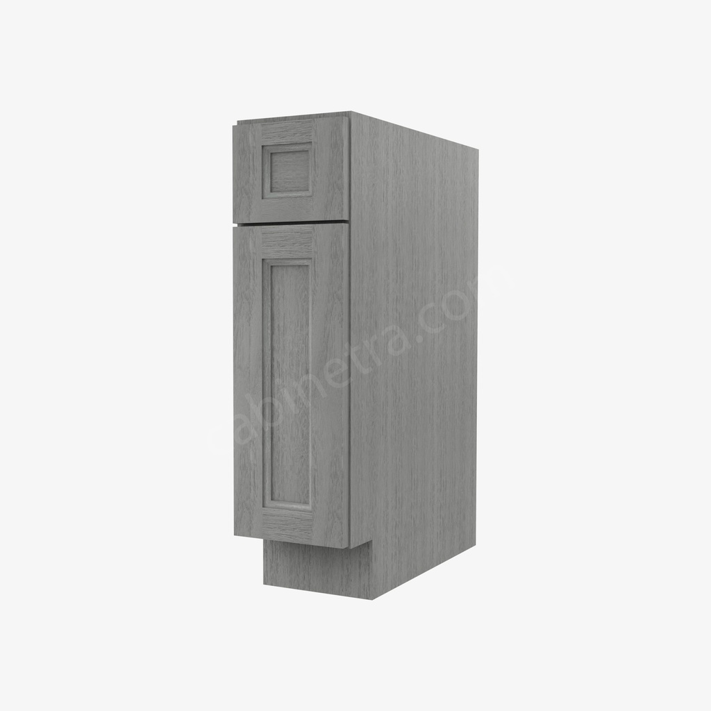 TG-B09 Single Door Base Cabinet | Forevermark Midtown Grey