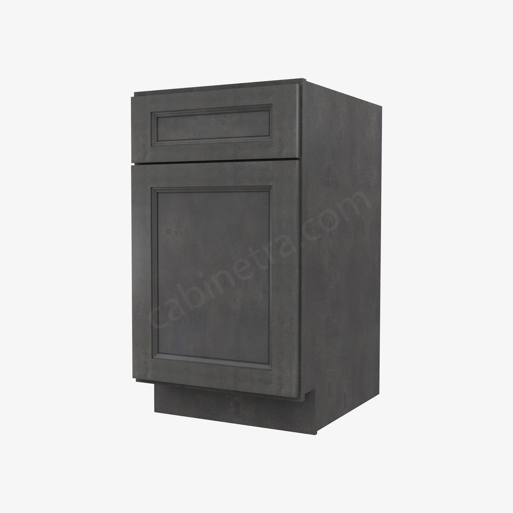 TS-B18 Single Door Base Cabinet | Forevermark Townsquare Grey