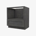 TS-B30MW (30""W) Microwave Base Cabinet | Forevermark Townsquare Grey