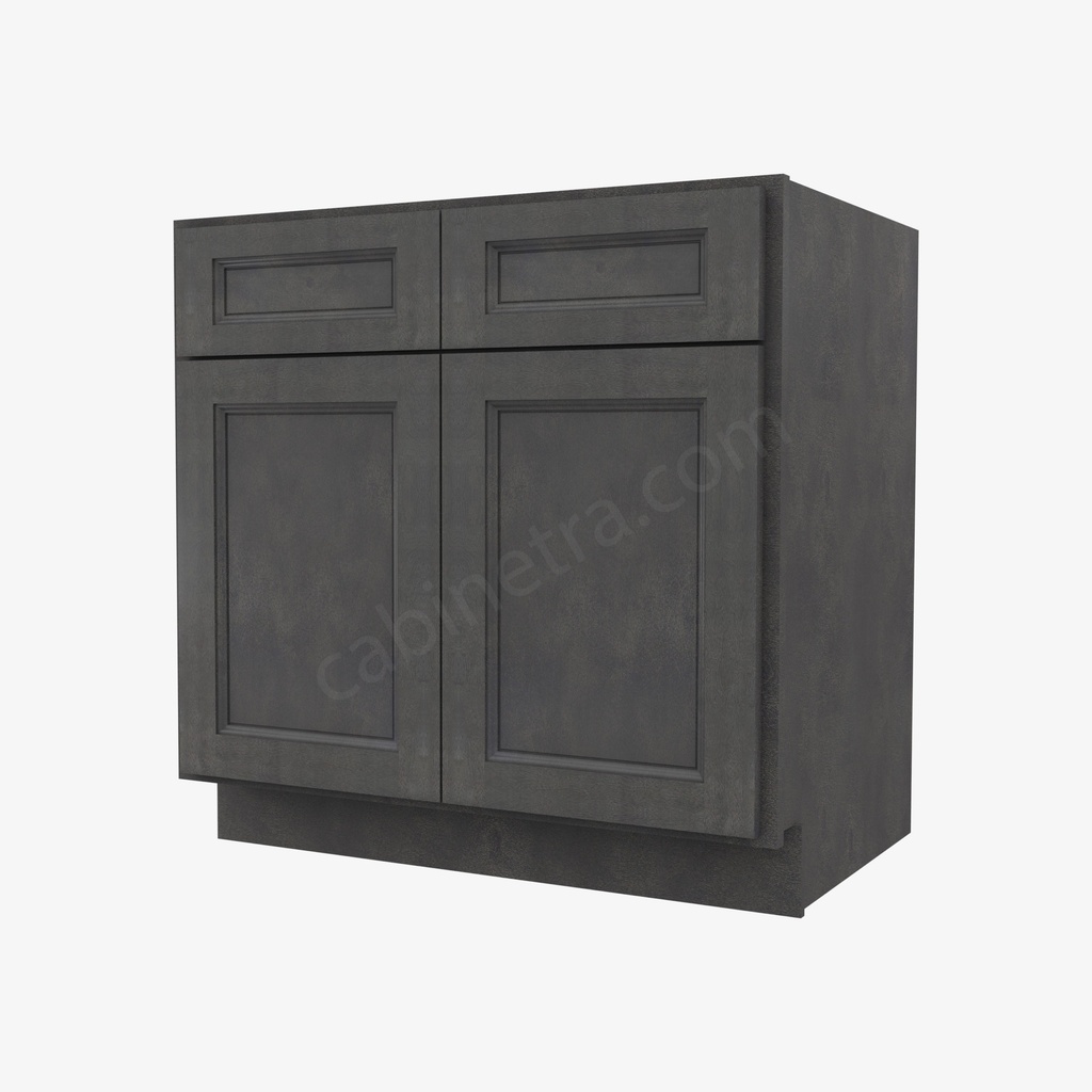 TS-B33B Double Door Base Cabinet | Forevermark Townsquare Grey