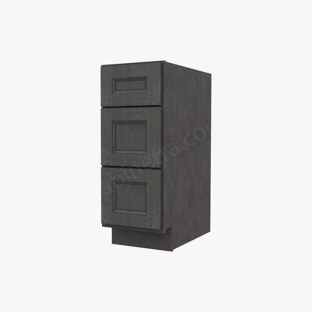 TS-DB12(3) 3 Drawer Pack Base Cabinet | Forevermark Townsquare Grey