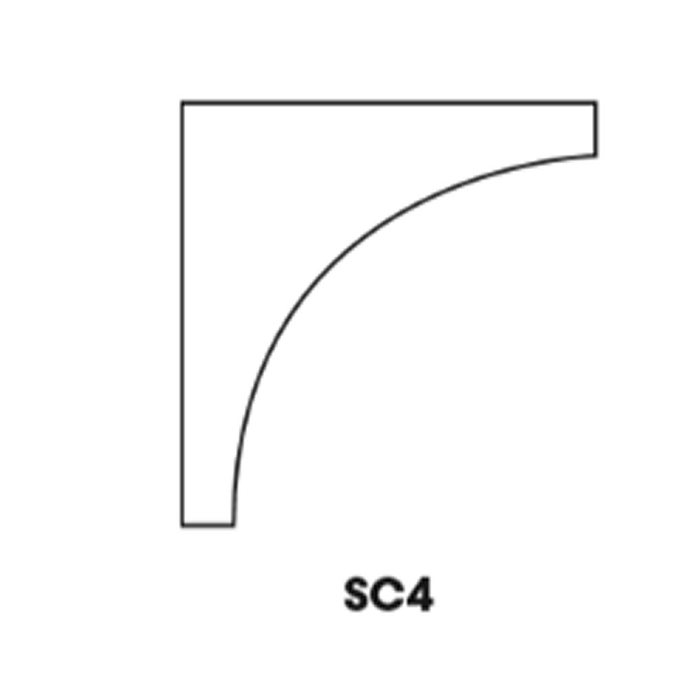 TW-SC4 (ICM) Inside Corner Molding | Forevermark Uptown White