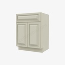 SL-S2421B-34-1/2"" Sink Base Vanity with Drawers | Forevermark Signature Pearl