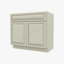 SL-S3621B-34-1/2"" Sink Base Vanity with Drawers | Forevermark Signature Pearl