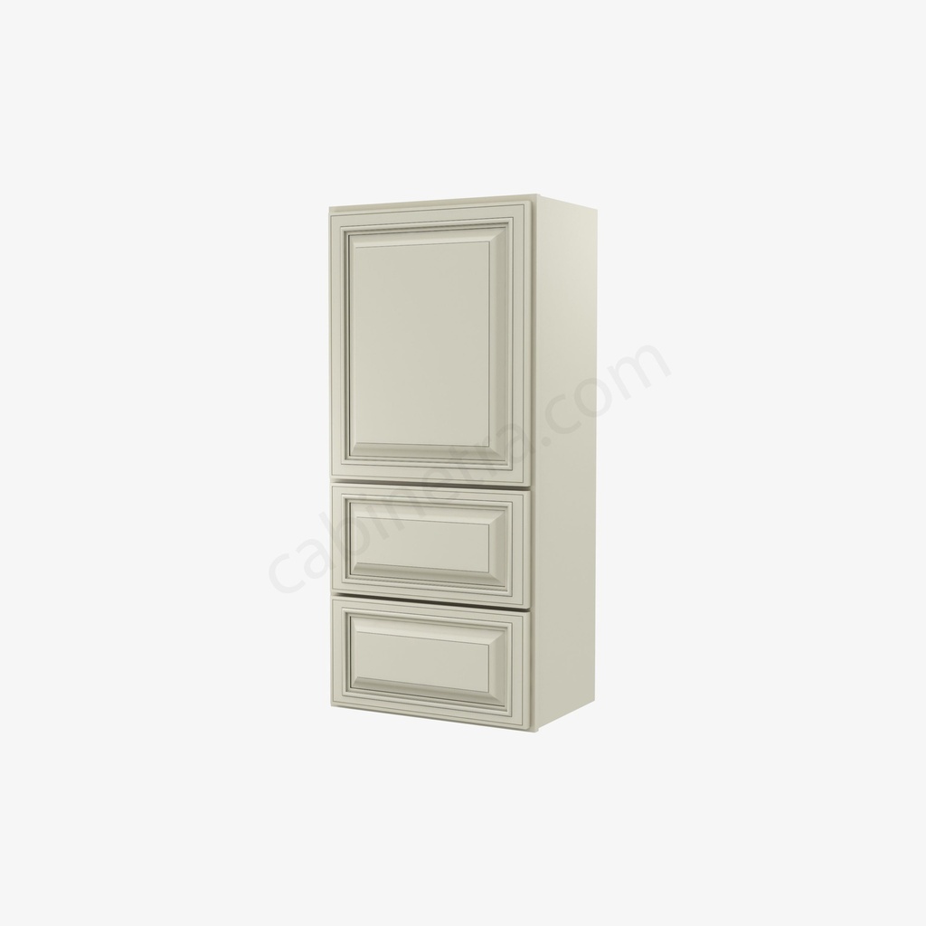 SL-W2D1848 Wall Cabinet With 2 Built-In Drawers | Forevermark Signature Pearl