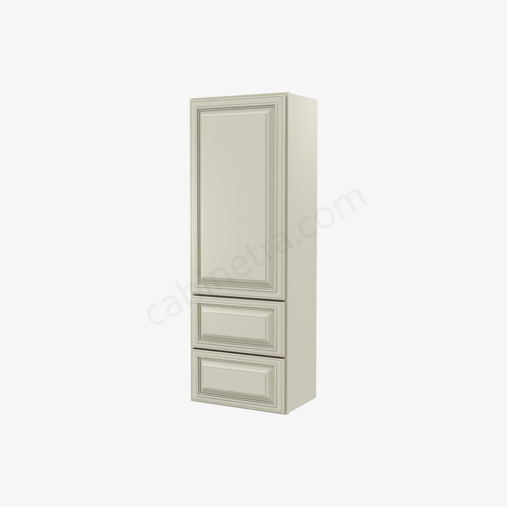 SL-W2D1854 Wall Cabinet With 2 Built-In Drawers | Forevermark Signature Pearl