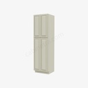SL-WP2490B Tall Wall Pantry Cabinet with Butt Doors | Forevermark Signature Pearl