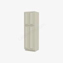 SL-WP2484B Tall Wall Pantry Cabinet with Butt Doors | Forevermark Signature Pearl