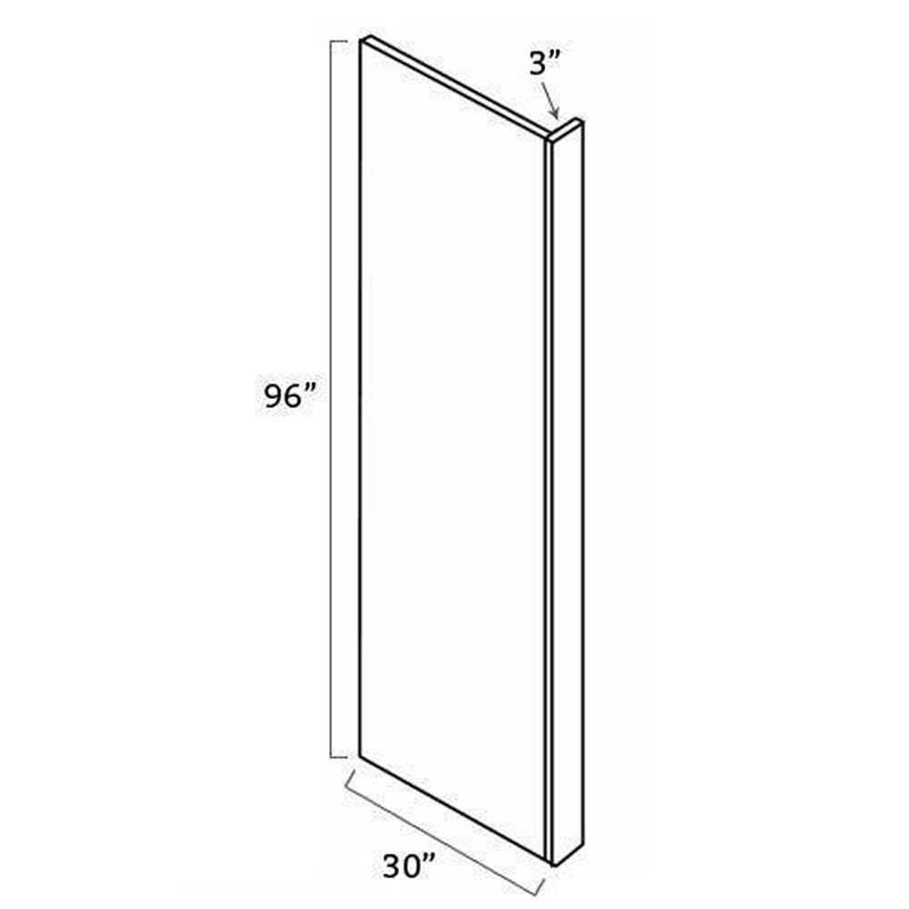 AP-REP3096(3)-3/4"" Refrigerator End Panel | Forevermark Pepper Shaker