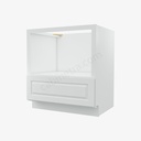 GW-B30MW (30""W) Microwave Base Cabinet | Forevermark Gramercy White