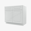 GW-B36B Double Door Base Cabinet | Forevermark Gramercy White