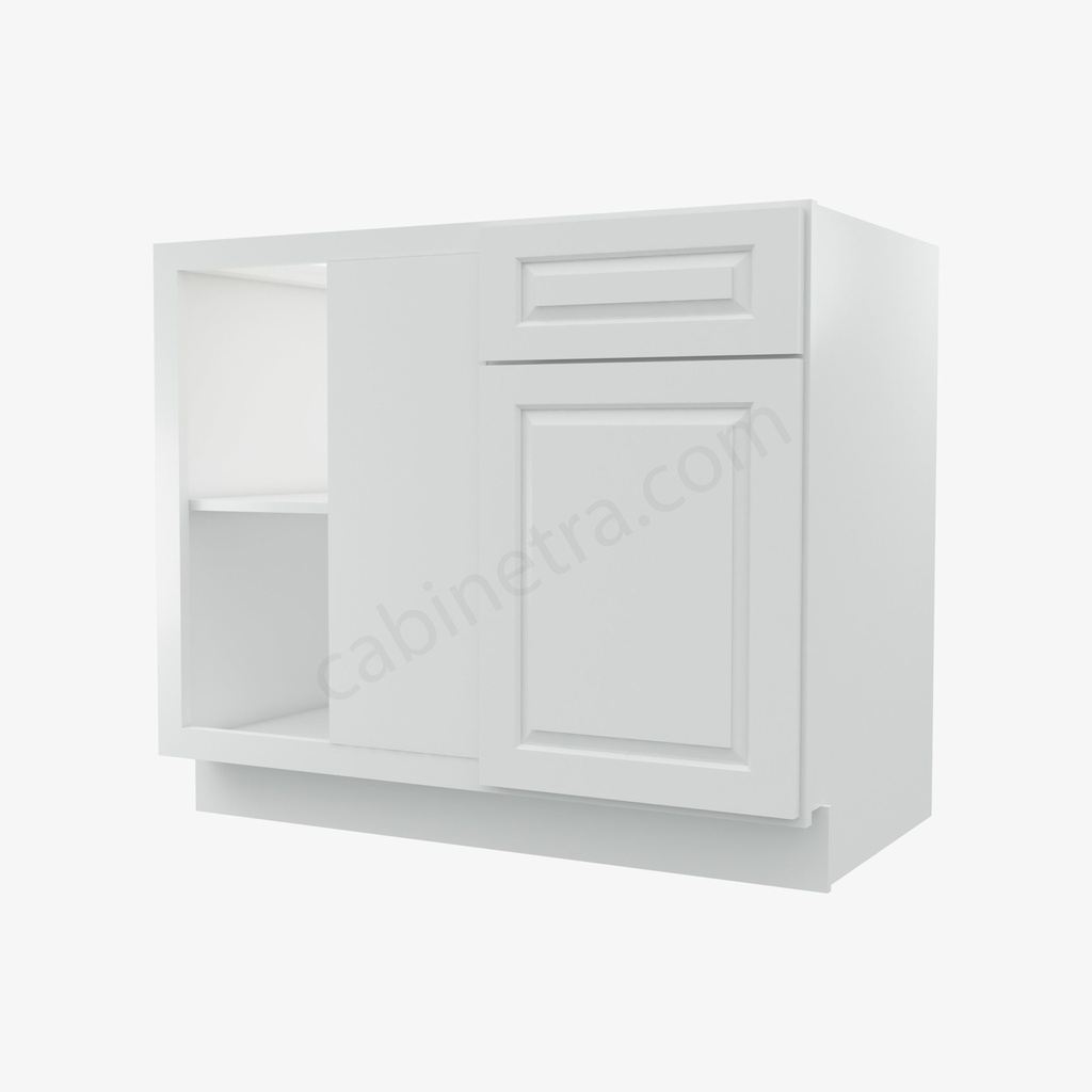 GW-BBLC42/45-39""W Base Blind Corner Cabinet | Forevermark Gramercy White