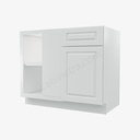 GW-BBLC42/45-39""W Base Blind Corner Cabinet | Forevermark Gramercy White