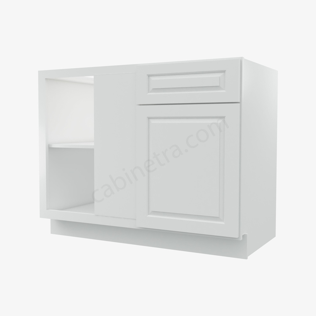 GW-BBLC45/48-42""W Base Blind Corner Cabinet | Forevermark Gramercy White