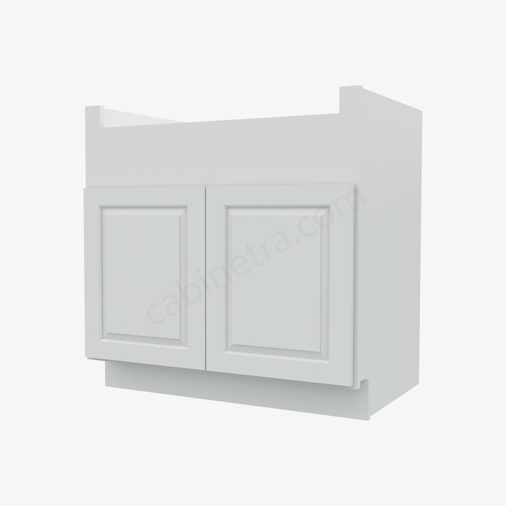 GW-FSB33B Farm Sink Base Cabinet | Forevermark Gramercy White
