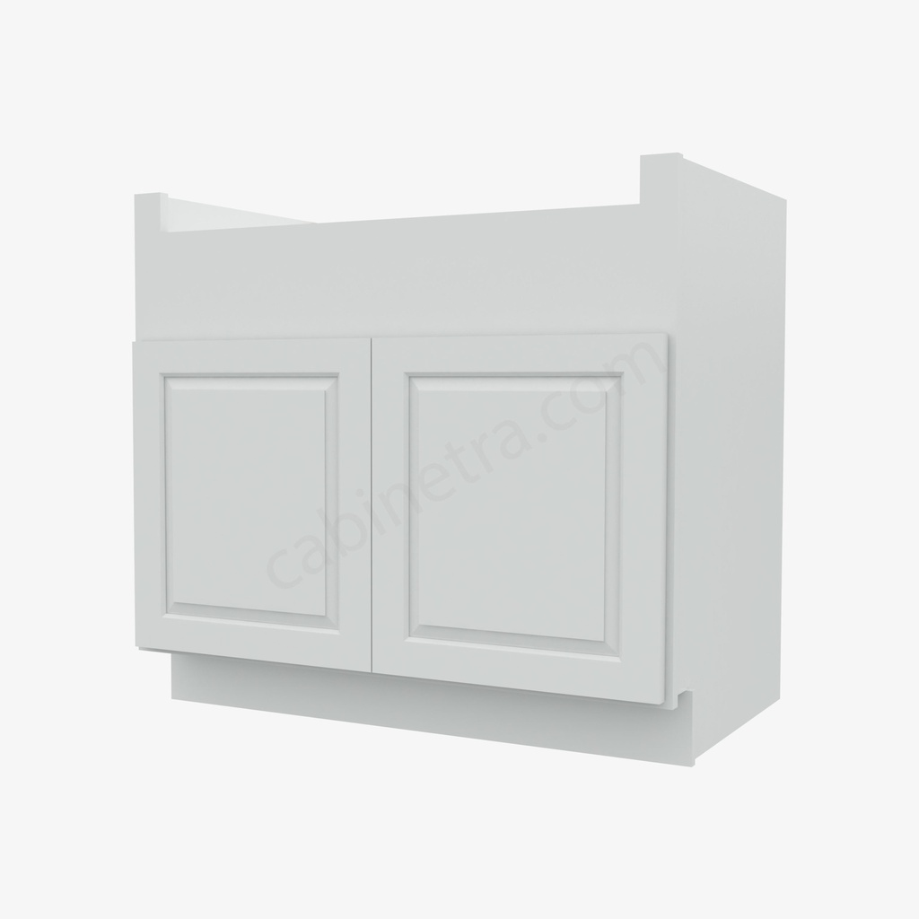 GW-FSB36B Farm Sink Base Cabinet | Forevermark Gramercy White