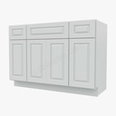 GW-S4821B12D-34-1/2"" Sink Base Combo Vanity with Drawers | Forevermark Gramercy White