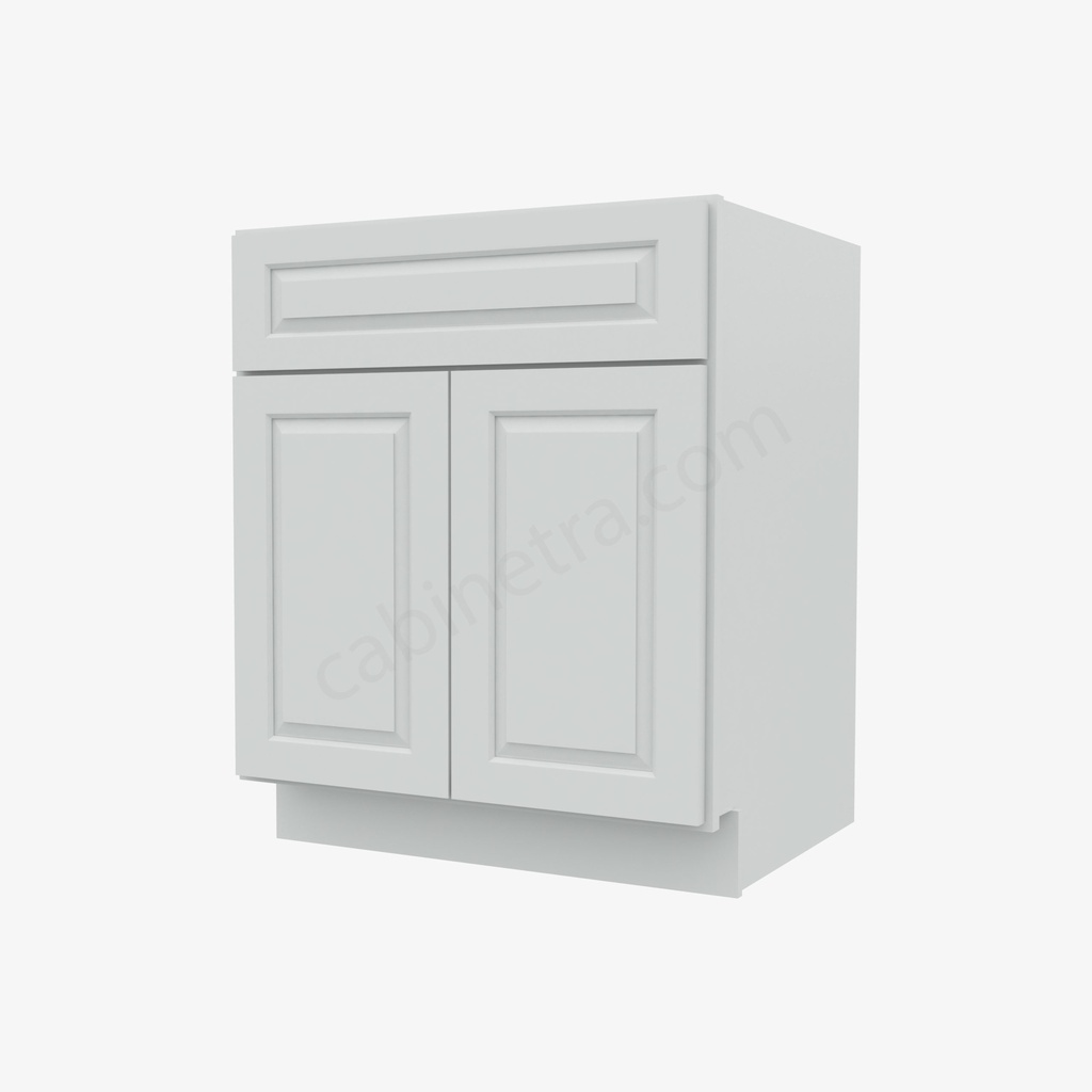 GW-SB27B Sink Base Cabinet | Forevermark Gramercy White